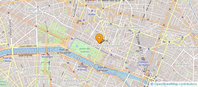 localisation de l'entreprise COMPAGNIE FINANCIERE H.D.L. à PARIS