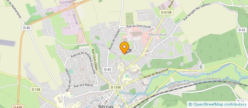 localisation de l'entreprise COMPAGNIE FINANCIERE IMMOBILIERE  MENNEVAL