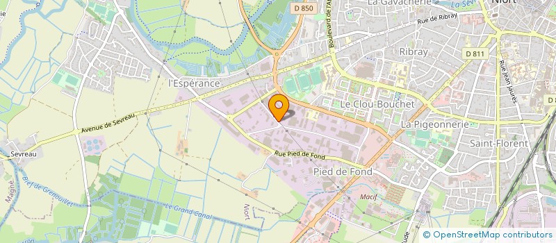 localisation de l'entreprise COMPAGNIE FINANCIERE INVESTISSEM TECHNO à NIORT