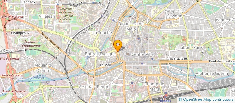 localisation de l'entreprise COMPAGNIE FINANCIERE LEBRETON  RENNES