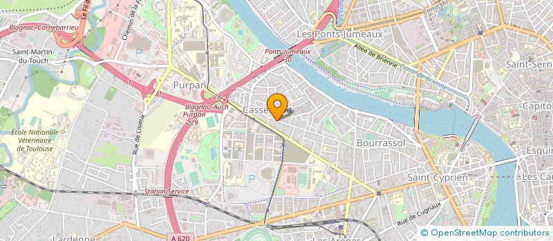 localisation de l'entreprise COMPAGNIE FINANCIERE MIDI PYRENEES à TOULOUSE