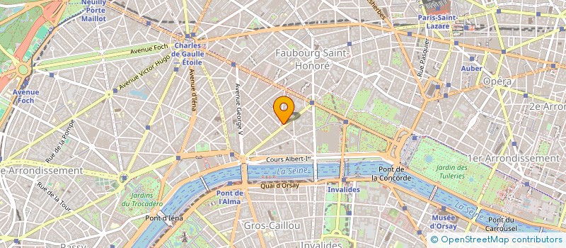 localisation de l'entreprise COMPAGNIE FINANCIERE MONTAIGNE  PARIS
