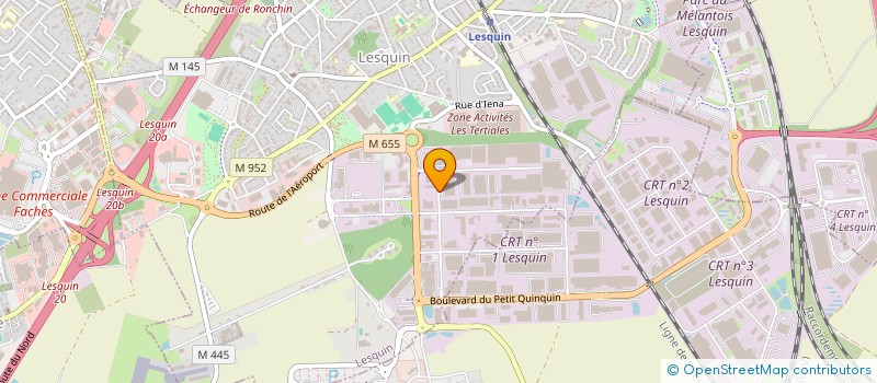 localisation de l'entreprise COMPAGNIE FINANCIERE PLASTI MATERIAUX à LESQUIN