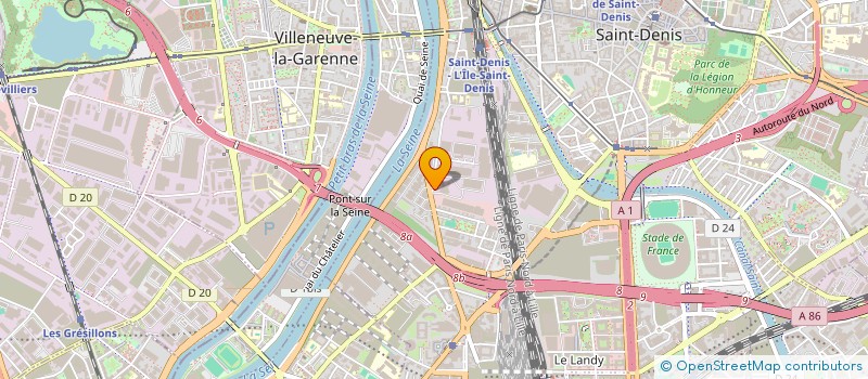 localisation de l'entreprise COMPAGNIE FINANCIERE PLEYEL à SAINT-DENIS