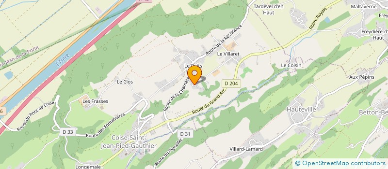 localisation de l'entreprise COMPAGNIE FINANCIERE PREVOT à LA PLAGNE TARENTAISE