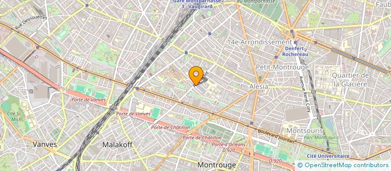 localisation de l'entreprise COMPAGNIE FINANCIERE PRIVEE  PARIS