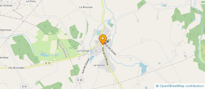 localisation de l'entreprise COMPAGNIE FINANCIERE RICHARD - GUILBAUD à ORSENNES