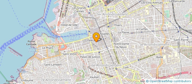 localisation de l'entreprise COMPAGNIE FINANCIERE ROCHEBELLE à MARSEILLE
