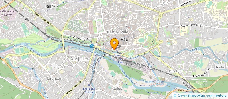 localisation de l'entreprise COMPAGNIE FINANCIERE SAINT ANDRE à PAU