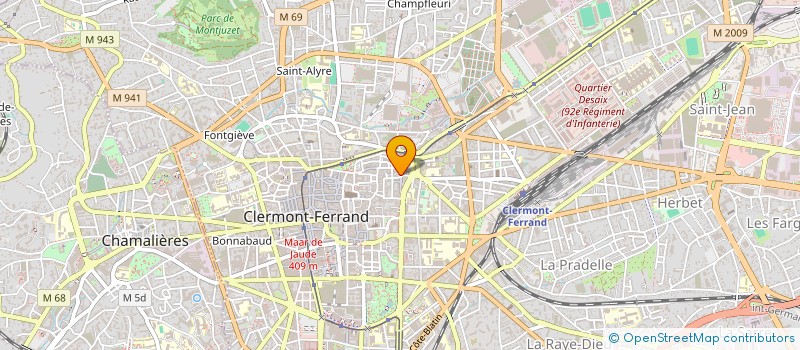 localisation de l'entreprise COMPAGNIE FLECHES DE TOUT BOIS  CLERMONT-FERRAND