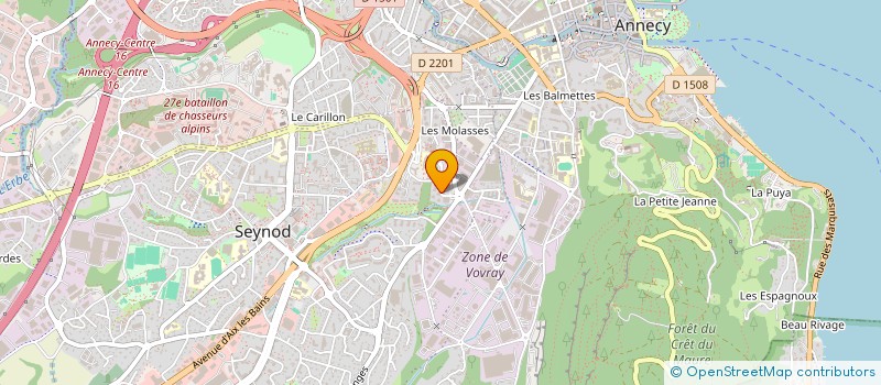 localisation de l'entreprise COMPAGNIE FLEUR DE CIRQUE à ANNECY