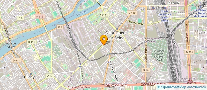 localisation de l'entreprise COMPAGNIE FONCIERE D'ILE DE FRANCE à SAINT-OUEN-SUR-SEINE