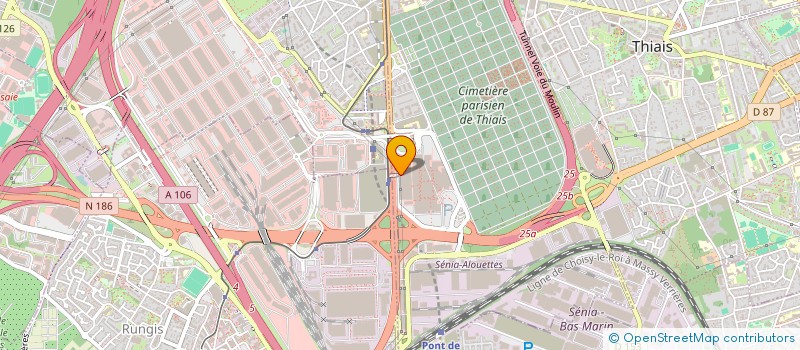 localisation de l'entreprise COMPAGNIE FONCIERE DE FONTAINEBLEAU  THIAIS