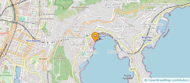 localisation de l'entreprise COMPAGNIE FONCIERE DE PARTICIPATION à VILLEFRANCHE-SUR-MER