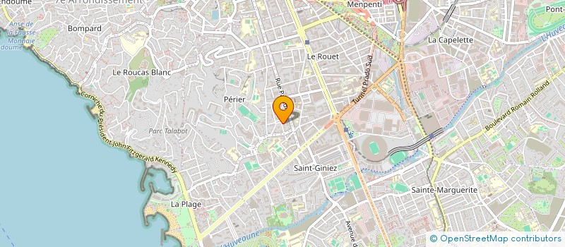 localisation de l'entreprise COMPAGNIE FONCIERE DU PRADO à MARSEILLE