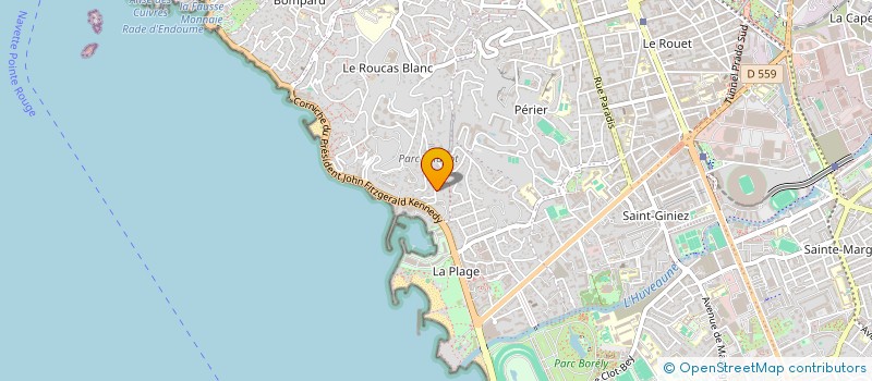 localisation de l'entreprise COMPAGNIE FONCIERE HOSPITEL à MARSEILLE