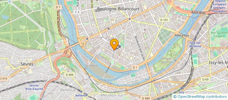 localisation de l'entreprise COMPAGNIE FONCIERE ITM 1 à BOULOGNE-BILLANCOURT