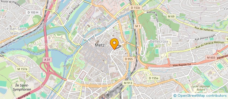 localisation de l'entreprise COMPAGNIE FONCIERE LORRAINE à METZ