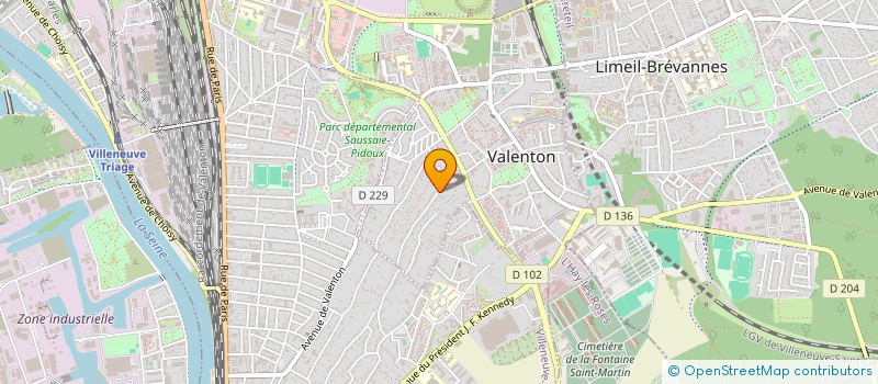 localisation de l'entreprise COMPAGNIE FONCIERE RLT IMMO à VALENTON