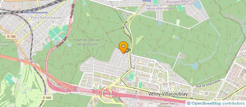 localisation de l'entreprise COMPAGNIE FONCIERE SAINT-LOUIS  VELIZY-VILLACOUBLAY