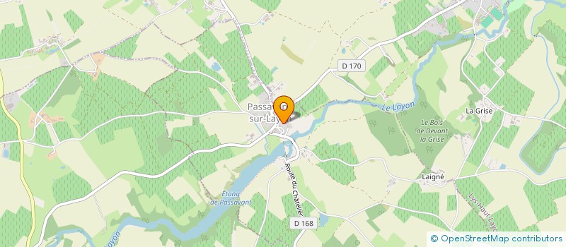 localisation de l'entreprise COMPAGNIE FONCIERE SYLVANIA 2  PASSAVANT-SUR-LAYON