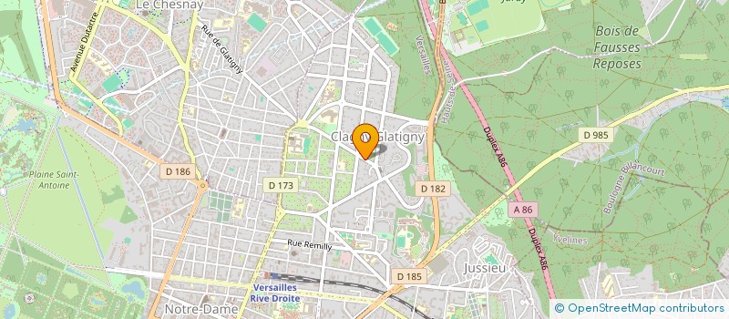 localisation de l'entreprise COMPAGNIE FONCIERE THOMAS BLAVET à VERSAILLES