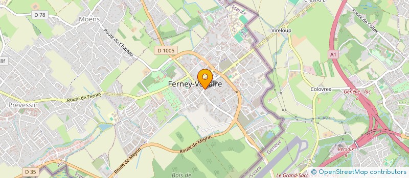 localisation de l'entreprise COMPAGNIE FOR à FERNEY-VOLTAIRE