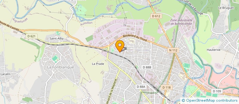 localisation de l'entreprise COMPAGNIE FORESTIERE DU SAMBRES à AUSSILLON