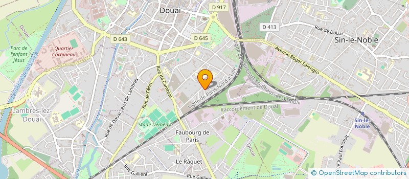 localisation de l'entreprise COMPAGNIE FORTISSIMA à DOUAI