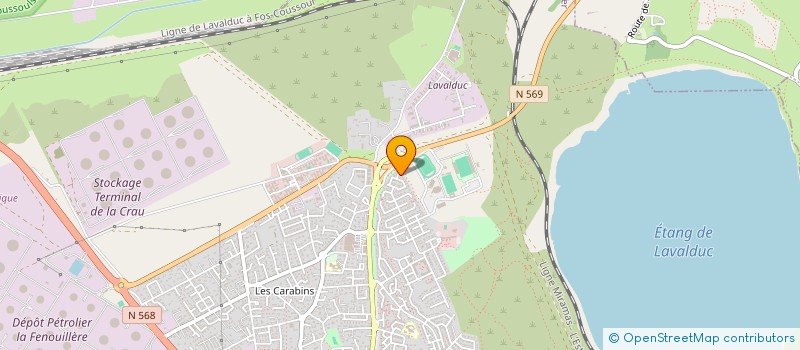 localisation de l'entreprise COMPAGNIE FOSSEENNE DE COMEDIE MUSICALE  FOS-SUR-MER