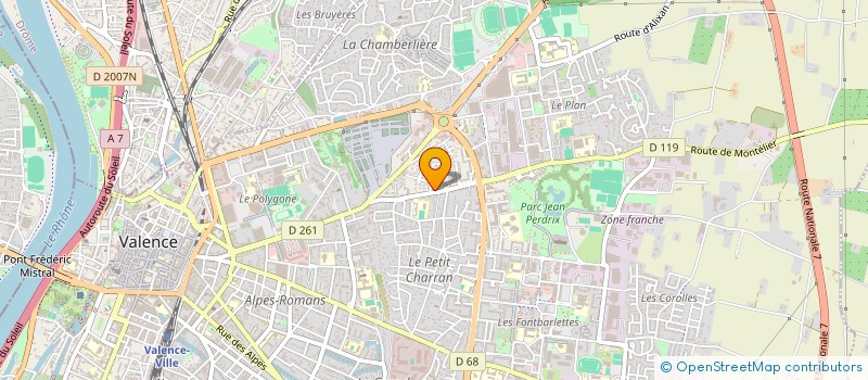 localisation de l'entreprise COMPAGNIE FOULTITUDE à VALENCE