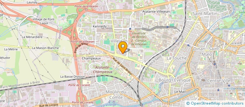 localisation de l'entreprise COMPAGNIE FRACTALE  RENNES