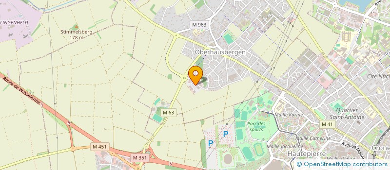 localisation de l'entreprise COMPAGNIE FRANCAISE D'EQUIPEMENTS à OBERHAUSBERGEN