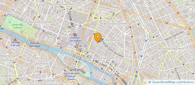 localisation de l'entreprise COMPAGNIE FRANCAISE D EXPANSION à PARIS