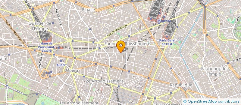 localisation de l'entreprise COMPAGNIE FRANCAISE D'IMPRIMERIE  PARIS