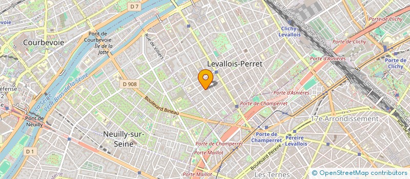 localisation de l'entreprise COMPAGNIE FRANCAISE D'INVESTISSEMENTS à LEVALLOIS-PERRET