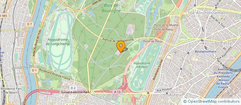 localisation de l'entreprise COMPAGNIE FRANCAISE DE CONCASSAFE ET CRIBLAGE-CFCC à PARIS