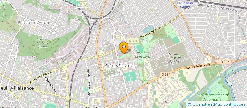 localisation de l'entreprise COMPAGNIE FRANCAISE DE CORDISTES  NEUILLY-SUR-MARNE