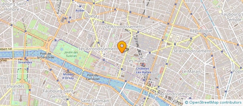 localisation de l'entreprise COMPAGNIE FRANCAISE DE COUTURE à PARIS