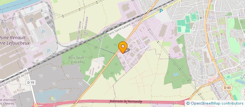 localisation de l'entreprise COMPAGNIE FRANCAISE DE FINANCEMENT ET D'INVESTISSEMENT  MANTES-LA-JOLIE