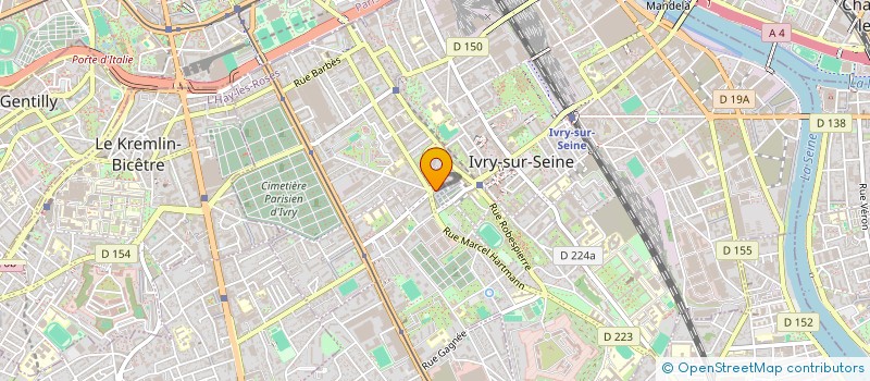 localisation de l'entreprise COMPAGNIE FRANCAISE DE GENIE CIVIL à IVRY-SUR-SEINE