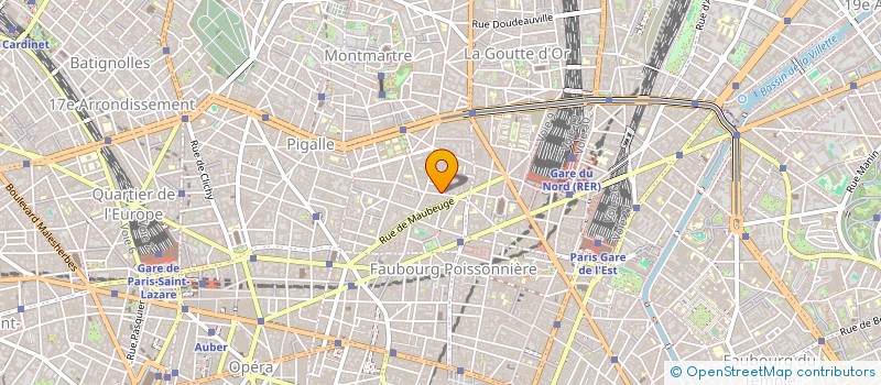 localisation de l'entreprise COMPAGNIE FRANCAISE DE L HUITRE à PARIS