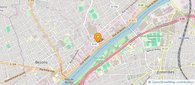 localisation de l'entreprise COMPAGNIE FRANCAISE DE MAINTENANCE à ARGENTEUIL