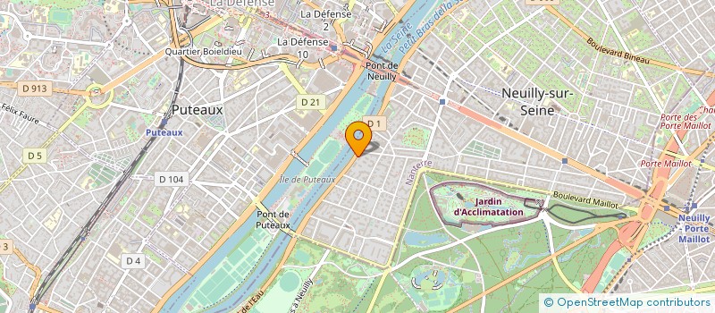 localisation de l'entreprise COMPAGNIE FRANCAISE DE PRESSE ET D'EDITION à NEUILLY-SUR-SEINE