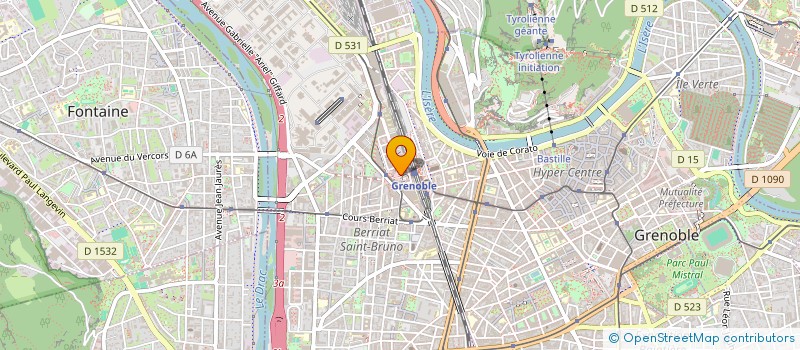 localisation de l'entreprise COMPAGNIE FRANCAISE DE SECURITE  GRENOBLE