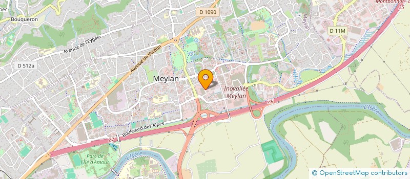 localisation de l'entreprise COMPAGNIE FRANCAISE DE TELEINFORMATIQUE à MEYLAN