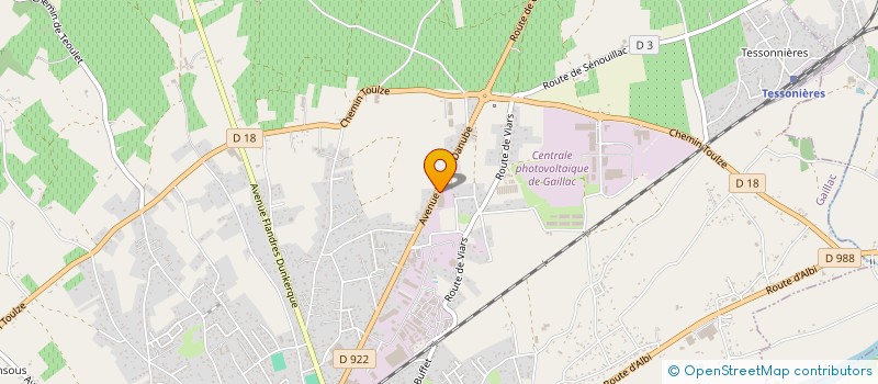 localisation de l'entreprise COMPAGNIE FRANCAISE DE WHISKY  GAILLAC