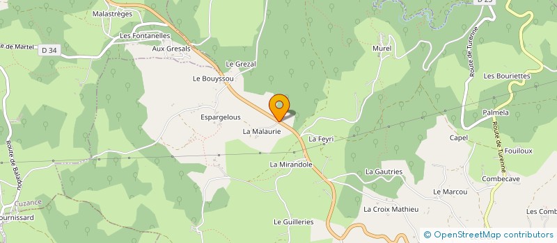 localisation de l'entreprise COMPAGNIE FRANCAISE DES BOIS DE L'ARTIC à MARTEL