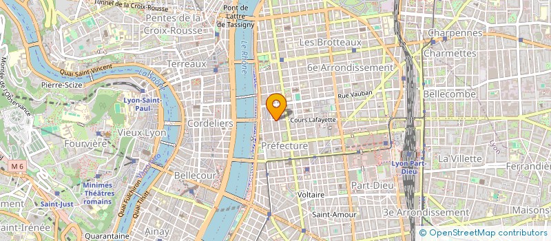 localisation de l'entreprise COMPAGNIE FRANCAISE DES BOIS ESTONIENS à LYON