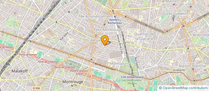 localisation de l'entreprise COMPAGNIE FRANCAISE DES INGREDIENTS ET ADJUVANTS à PARIS
